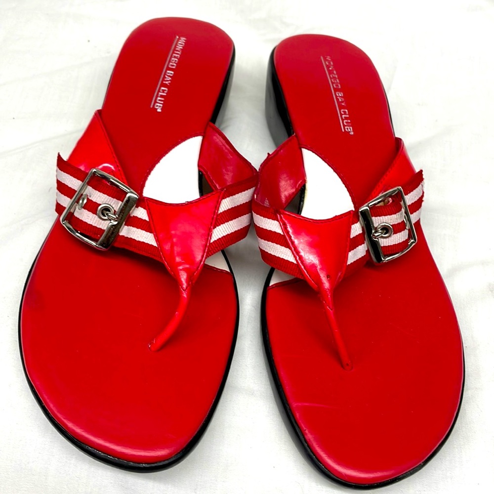 Montego bay club heel sandals ladies sz 8.5